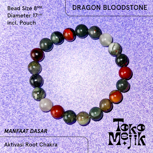 Dragon Bloodstone Bracelet